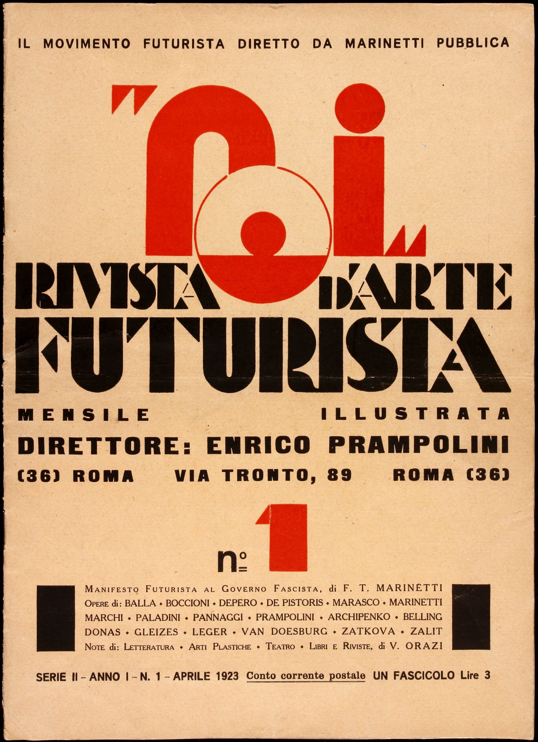 No.1 Rivista d’arte futurista – FUTURISMO!